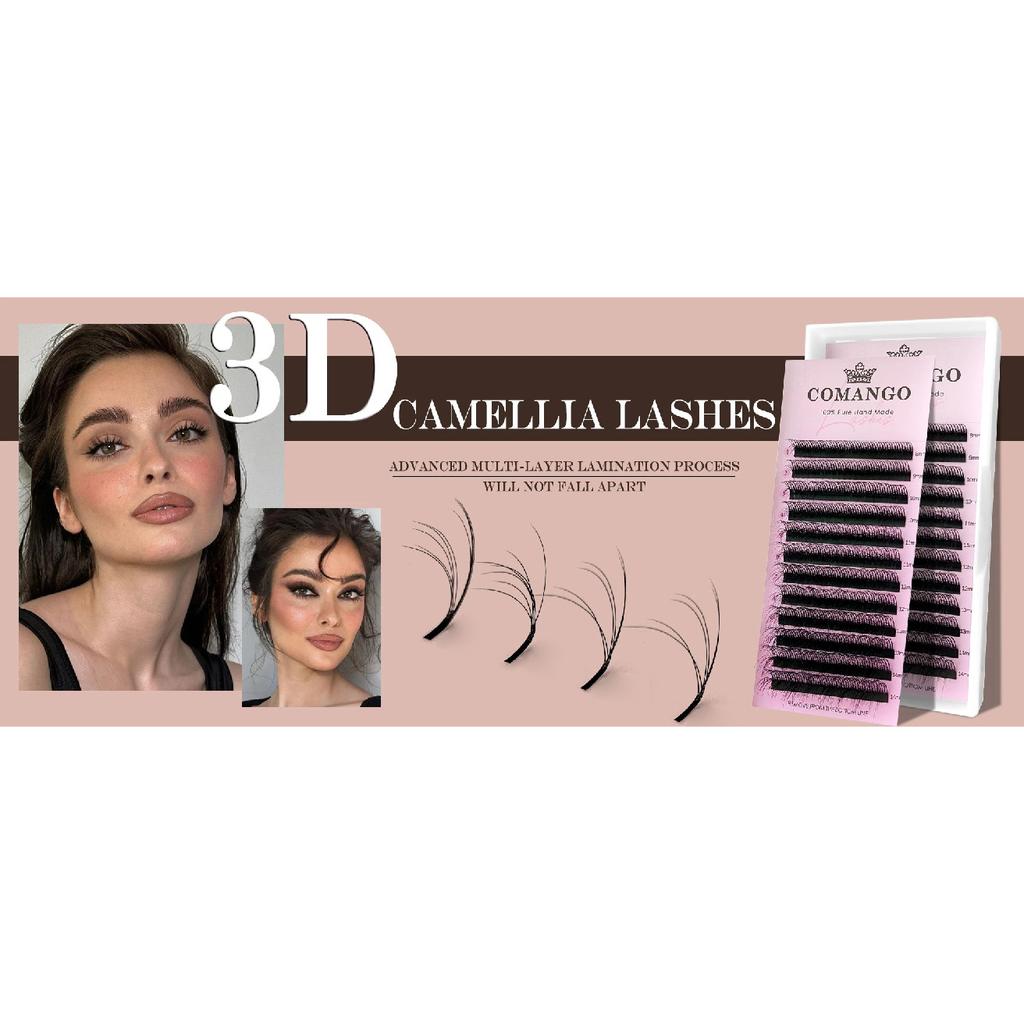 CoMango Fox 5D Shaped Eyelashes Mix8-13 Technological Fibers False Eyelashes Extension Promade Volume Fans Lash Cosmetics
