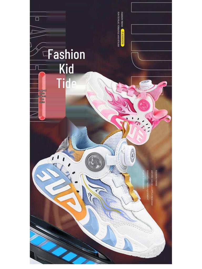 Neue atmungsaktive Netz-Sneaker für Mädchen – Perfekt zum Laufen, für Sport und rutschfeste, verschleißfeste Basketballschuhe.