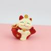 Lucky Cat Resin Craft - Cute Desktop Ornament & Home Decoration