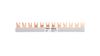 Connection Busbar 1P 80A 16mm2 Fork (12 Modules) BI1/16x12 607045