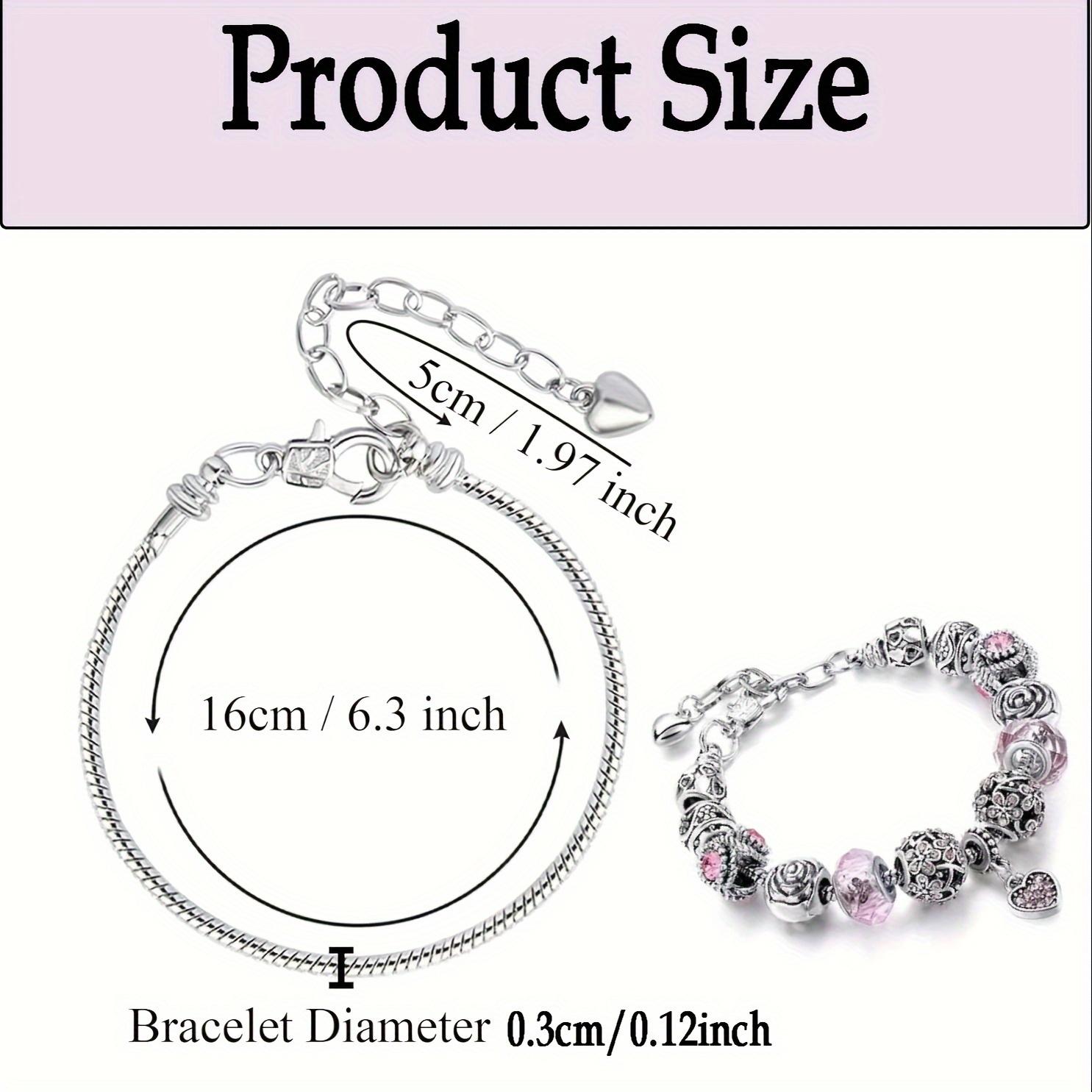 

Stainless Steel Adjustable Snake Chain with Heart-shaped Extender, Casual Style Jewelry Making Set for Christmas bracelet