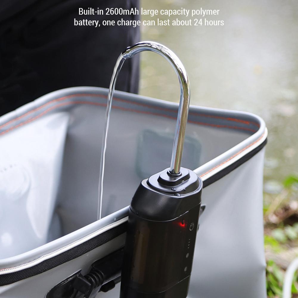 Induction Intelligent Oxygen Pump Outdoor Fishing Water Collector Fluorescent Water Collector with