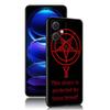 Pentagram 666 Demonic Satanic Black Silicone Phone Case For Xiaomi Redmi Note 10 11 11S 12 13 4G 8 9 11T Pro 5G + 8T 9S 10S 12S