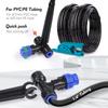 1/4" 60w Self-priming Pump Timed Kit w/ 4/6mm Adjustable Sprinkler Dripper Lawn Plant Pot Garden Irrigation Auto Watering System