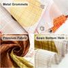 Waterproof Geometric Patterned Shower Curtain for Bathroom Decor Modern Abstract Circle Design Shower Liner Curtain Set