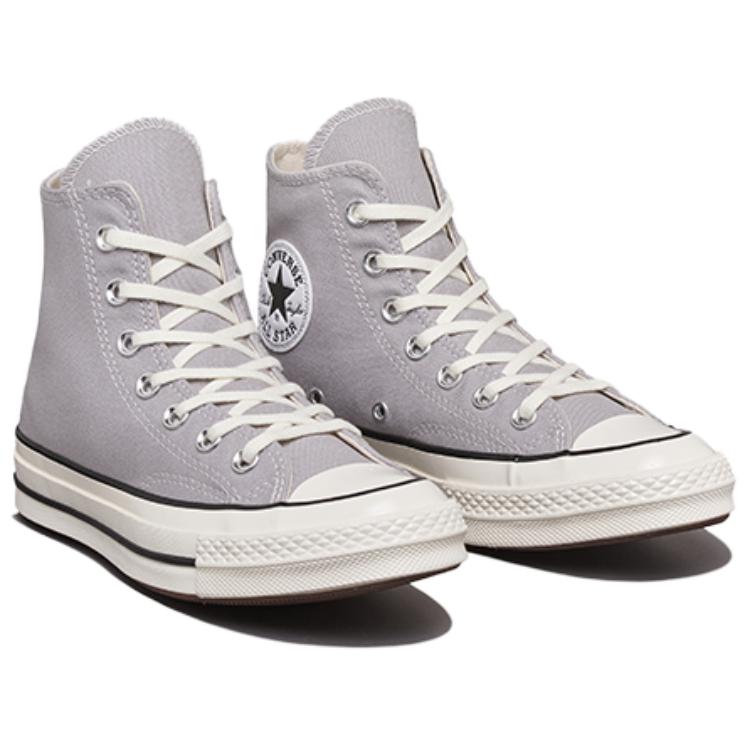 Converse Chuck 70 Fashion Versatile High-Top Canvas Shoes Unisex Gray