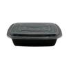 Kangjiejiaxin 1250ml Rectangular Disposable Food Containers (150 Sets)