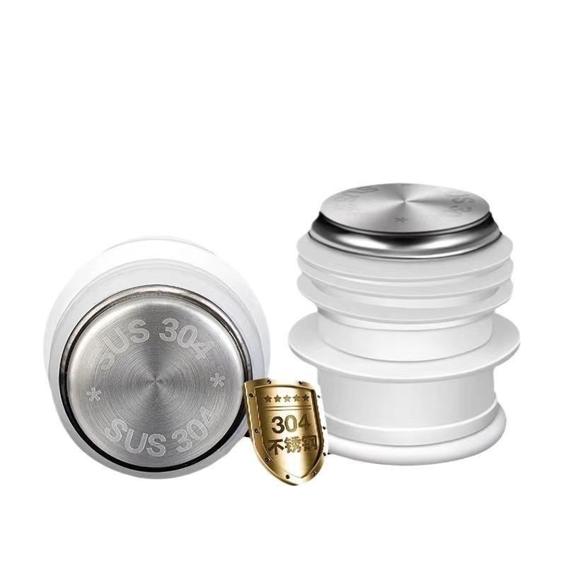5Pcs/Lot Replacement Parts Thermos Bottle Stopper Food Grade Thermos Cup Hot Water Cap Stainless Steel Silicone Kettle Cover