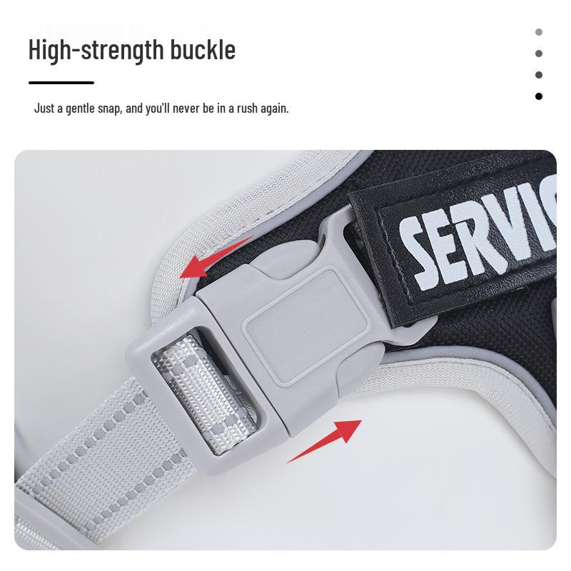 K9 Saddle Style Dog Harness & Leash - Explosion-Proof, Medium/Large Breeds, Border Collie, Golden Retriever