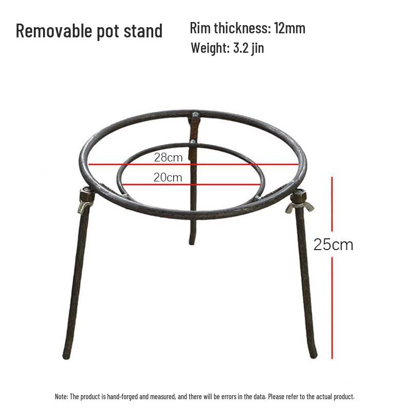 

Вулична підставка-тринога для дров та тримач для казанка