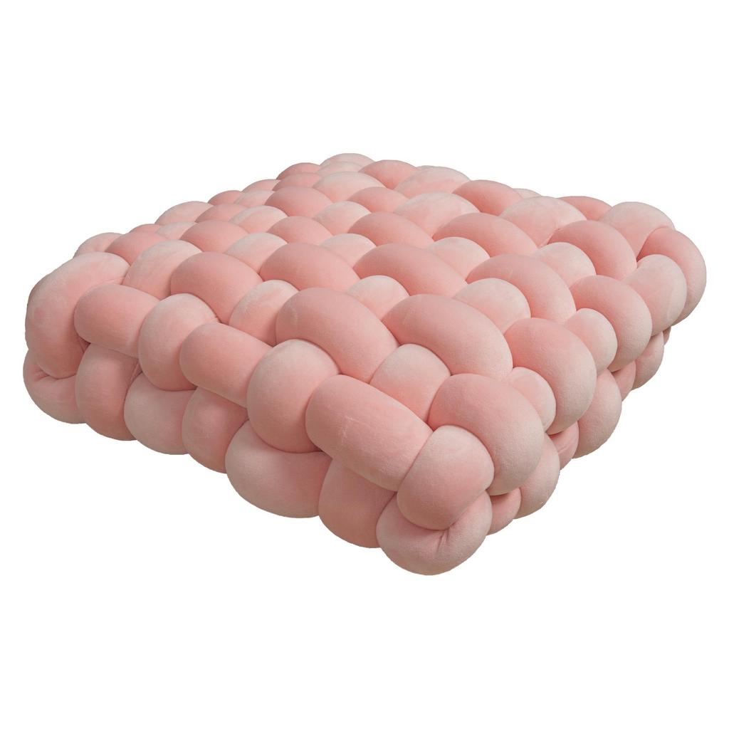 Nordic Woven Throw Pillow - Plush Square Backrest Sofa Cushion for Home Decor