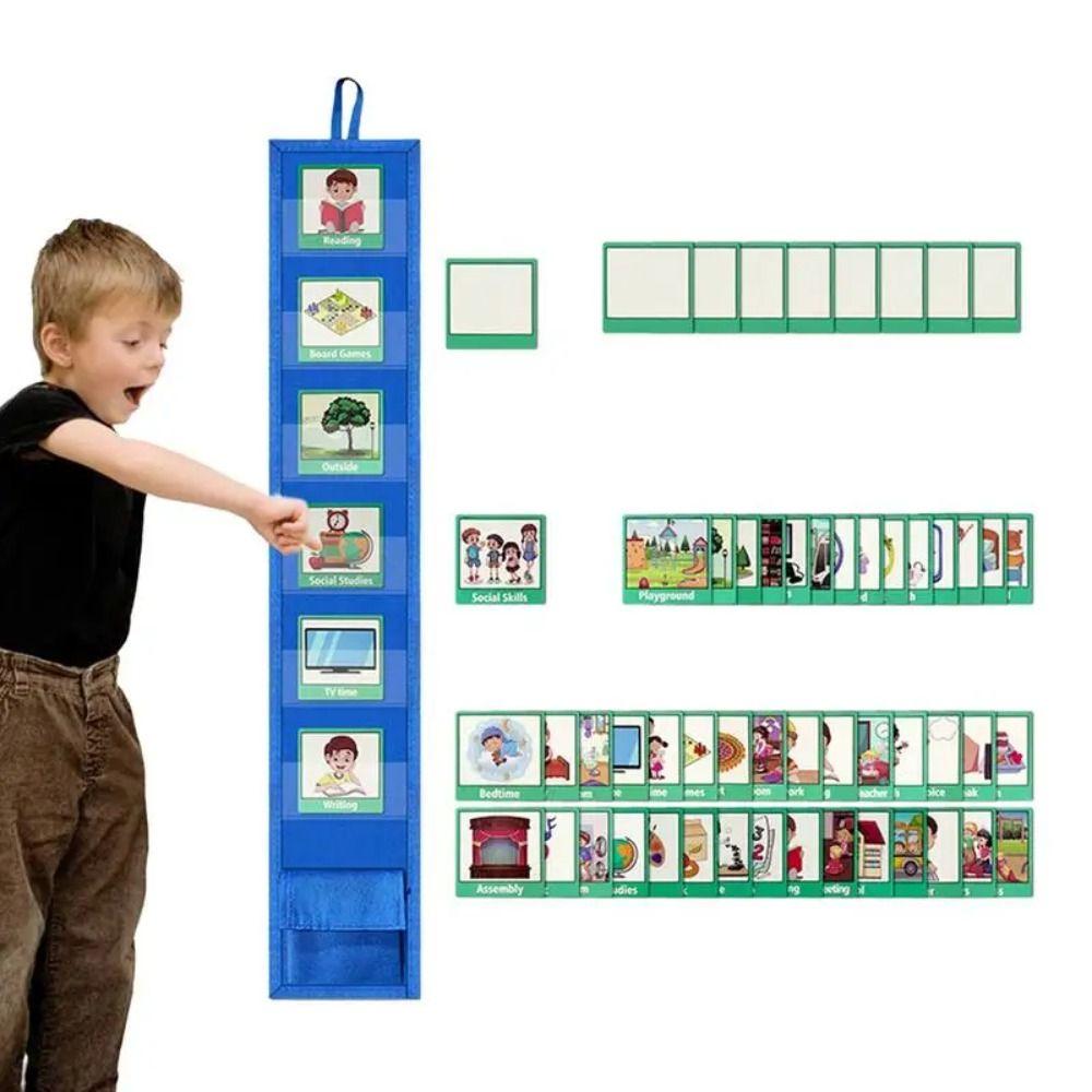 Mini Daily Behavior Schedule 9 Blank Cards Visual Schedule Chart Travel Schedule  Bedtime Routine