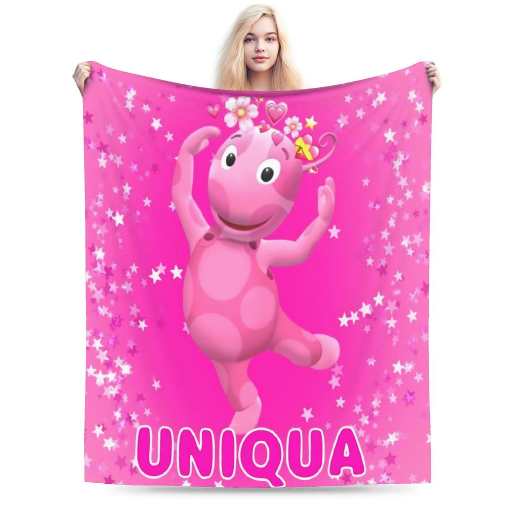 Comfortable The Backyardigans Blanket Merch Room Decorative Throws And Blankets Warm Fleece For Outdoor