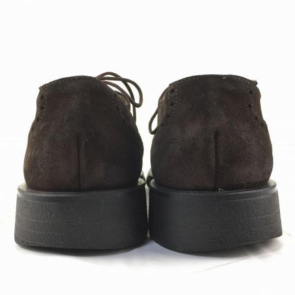 LLOYD IRVING Made In Germany Suede Leather Wingtip Business Shoes Brown Size 9F 27.5 Men's(USED)