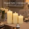 Realistic Flameless LED Candles, Battery Powered with Remote Timer, No Smoke Safe Home Decor