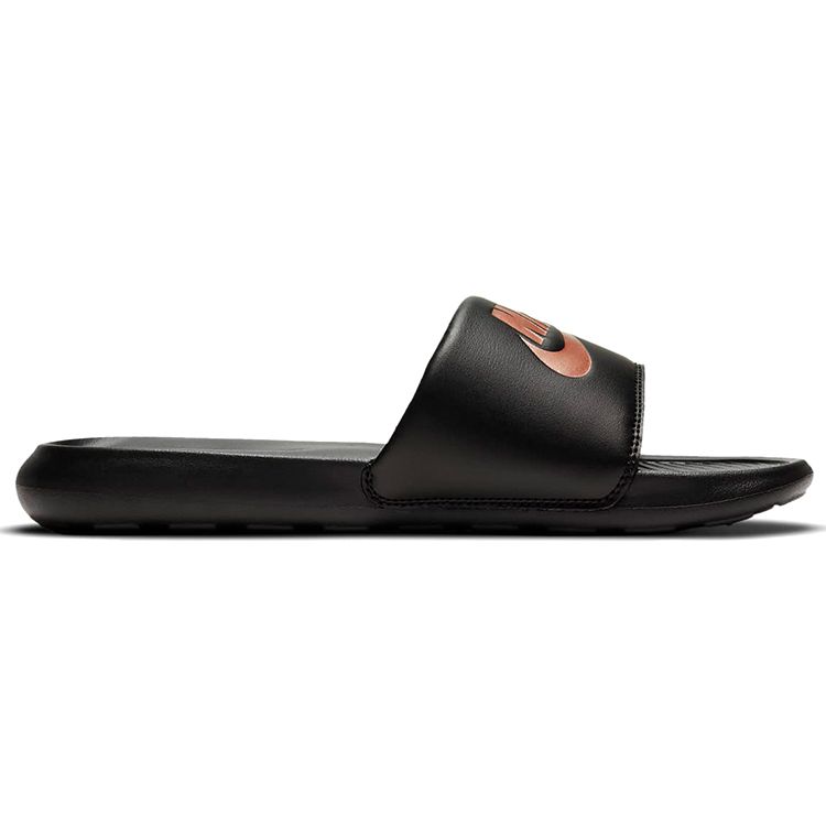 Nike  Victori One Slide Black Metallic Red Bronze Women Sneakers CN9677-001