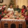Christmas Gingerbread Playhouse Wateproof Tablecloth Washable House Table Cover Decor for Kids Table Tent Indoor & Outdoor