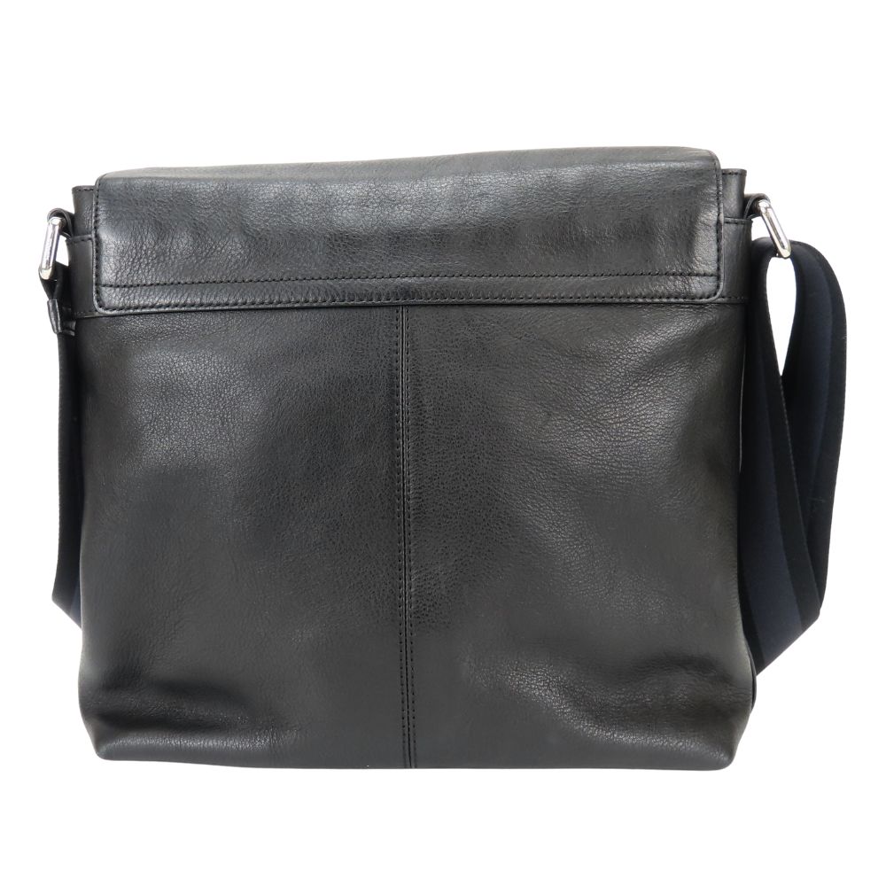 Used COACH Shoulder Bag Messenger F72108 leather black casual