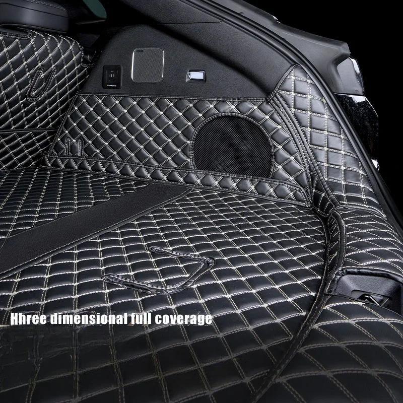 For BYD Sealion 7 EV 2024 2025 Car Boot Mat Rear Trunk Liner Cargo Leather Floor Carpet Tray Protector Accessories Mats