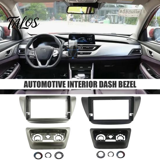 Double Din Fascia 9 Inch Car Radio Dash Kit for Lancer IX 2006, Navigation Stereo Installation Panel, Center Console Replacement Frame Android