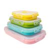 Lunch Box Set with Press Down Food Holders, Fridge Shelf Storage and Snap Lid Carry Format for Daily Lunch Use