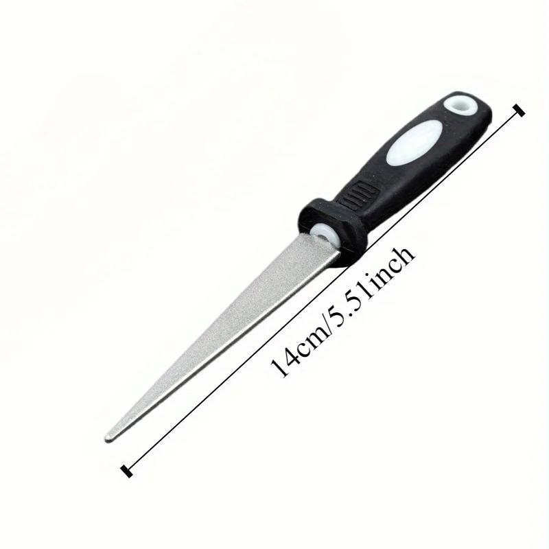 Outdoor Diamond Sharpening Stone Double-Sided Flat and Curved Whetstone Knife Sharpener Kitchen Tools Accessories Whetstone