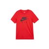Logo Print Crew Neck Short Sleeve T-Shirt Men Tops Red DD3352-657