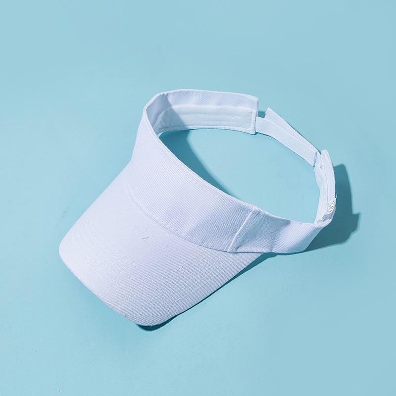Hat Female Tide Summer Sun Protection Sun Shade Duck Tongue Baseball Cap Men's Solid Color Empty Top Hat