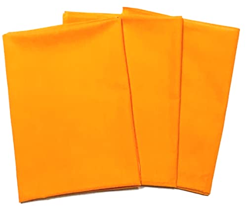 

[Хана Канзаши] Фурошики (Упаковка одежды) - Набор из 3 штук, 95 см, Подходит для комодов, Куркумово-желтый, Хранение, Консервация и Защита от насекомых