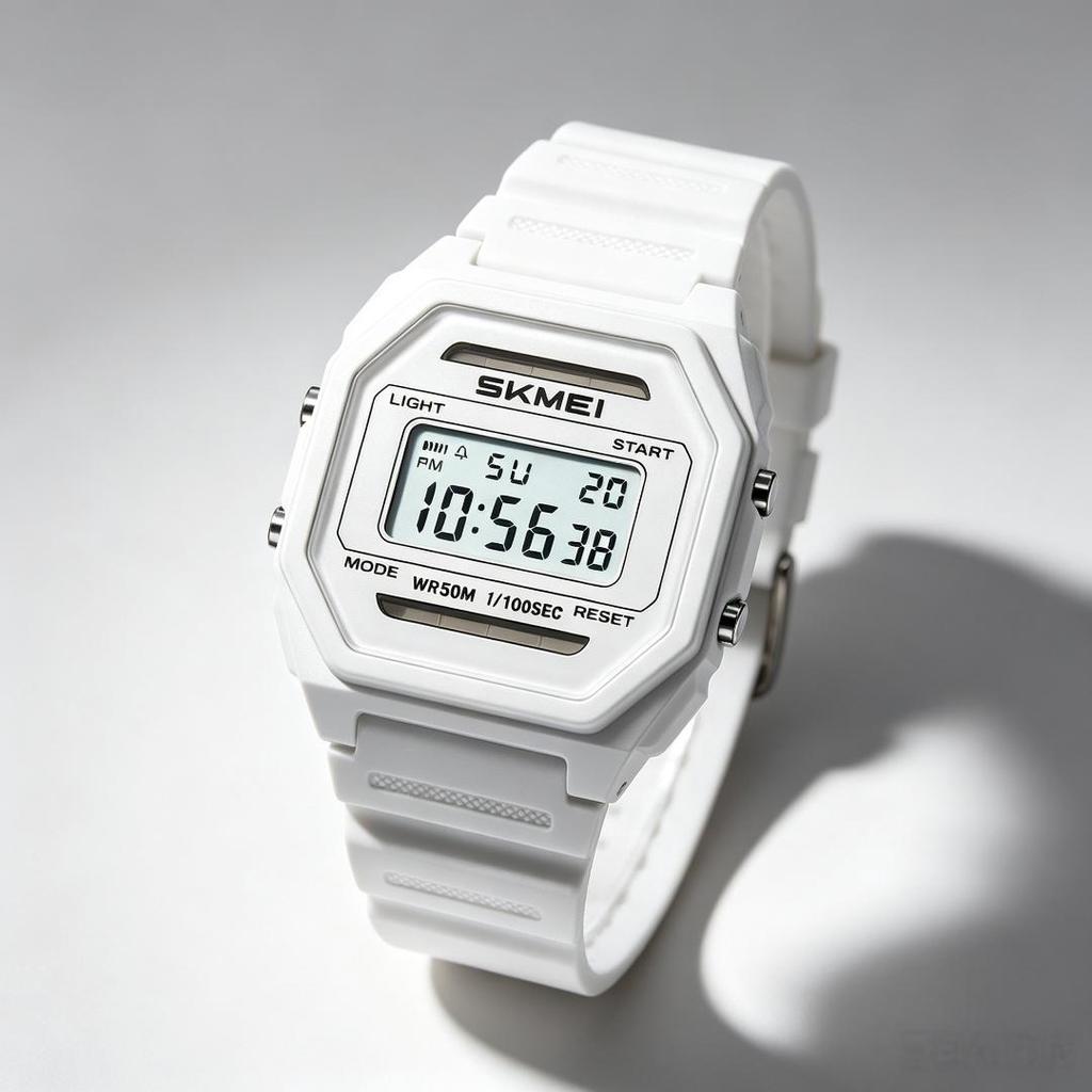 Men's Digital Watch SKMEI Solar Chronograph LED Backlight 2640