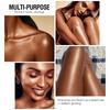 4pcs Body Shimmer Oil Set Liquid Highlighter 30ml Face and Body Luminizer Sparkle Glow Makeup Non-Sticky Moisturizing Shimmer Lotion