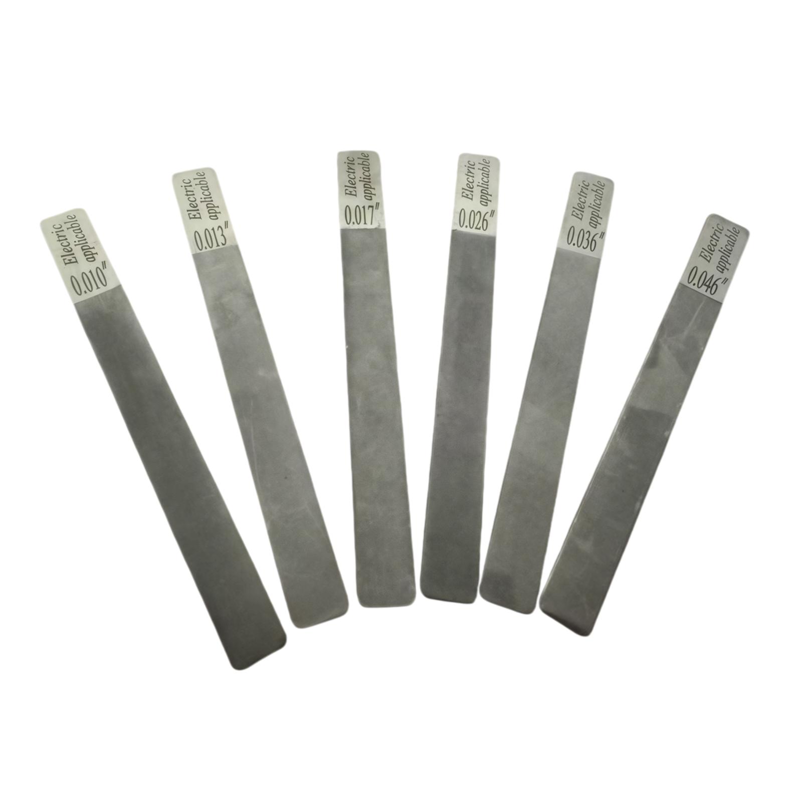 6Pcs Guitar Nut Fret File Multifunctional Slot Luthier Repair Tool Guitar Nut Frets Cleaning Tools Instrument Accessories