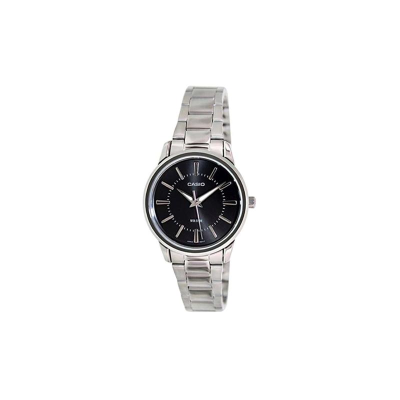 

Casio STANDARD series classic pointer series fashionable business simple casual versatile quartz movement stainless steel strap Japanese LTP-1303D-1A чёрный