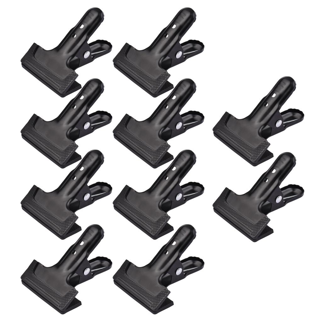 Heavy Duty Spring Metal Clip Photography Backdrop Clamps Background Support Holder with Rubber Protective Pad Photo