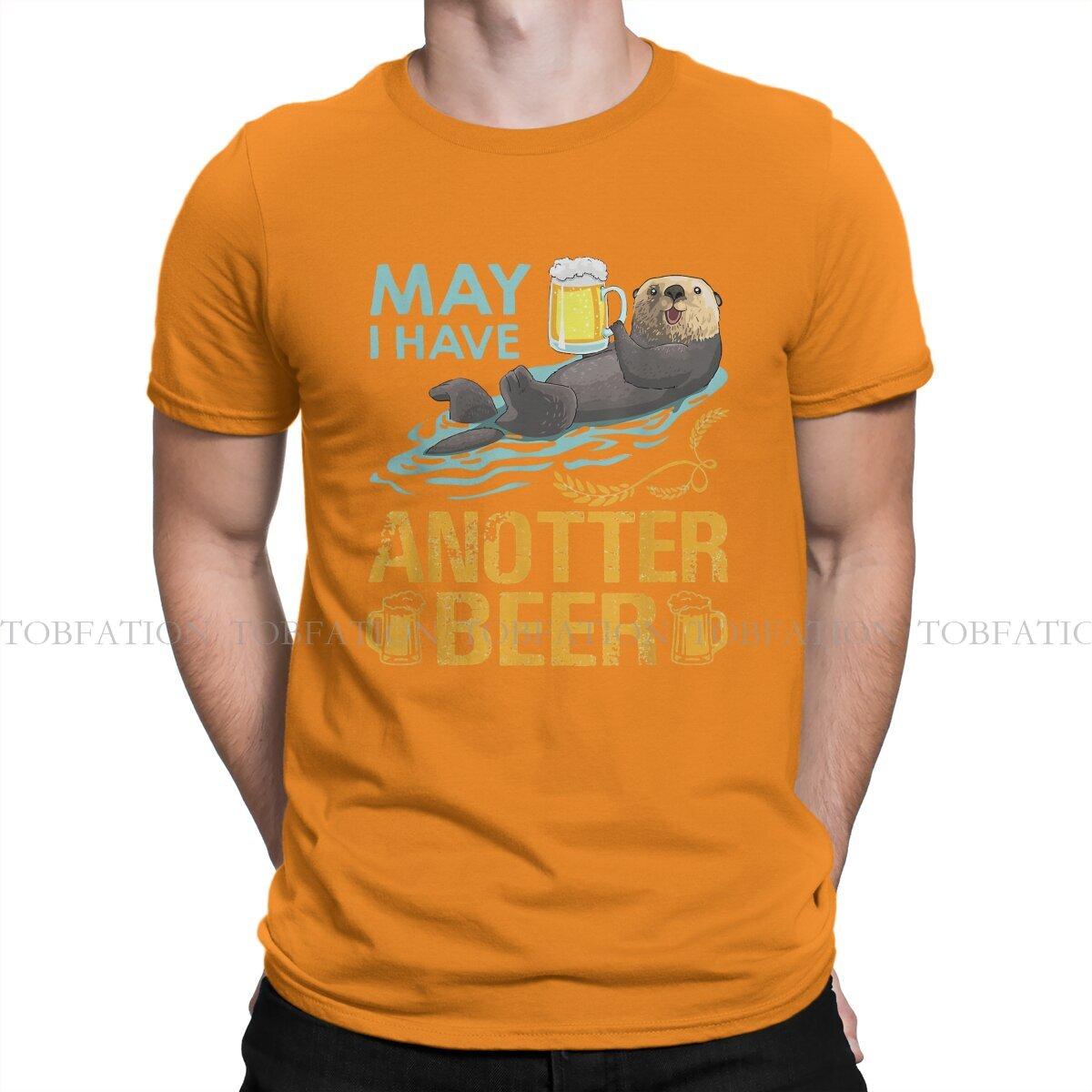 

Beer Funny Funny Beer For Otter Lovers May I Have Anotter Beer Tshirt Graphic T Shirt Casual Hot Sale 100% Cotton Men s Tshirts 4XL