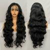 Synthetische Lace Front Perücke Highlight Ombre Lockere Body Wave Perücke Hitzebeständige Synthetikhaar-Perücke für Schwarze Frauen Täglich
