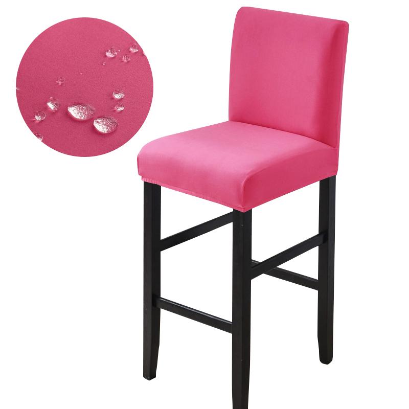 

Водонепроницаемые чехлы для барных стульев, эластичные чехлы для стульев с короткой спинкой, чехлы для стульев высоты стойки для кухонной, обеденной комнаты, мебели для кафе Universal