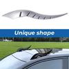 Car Roof Decoration Car Roof Dragon Horn Modification 2 Pcs 3D Gothic Auto Modification for Truck Sedan RV Halloween Decoration