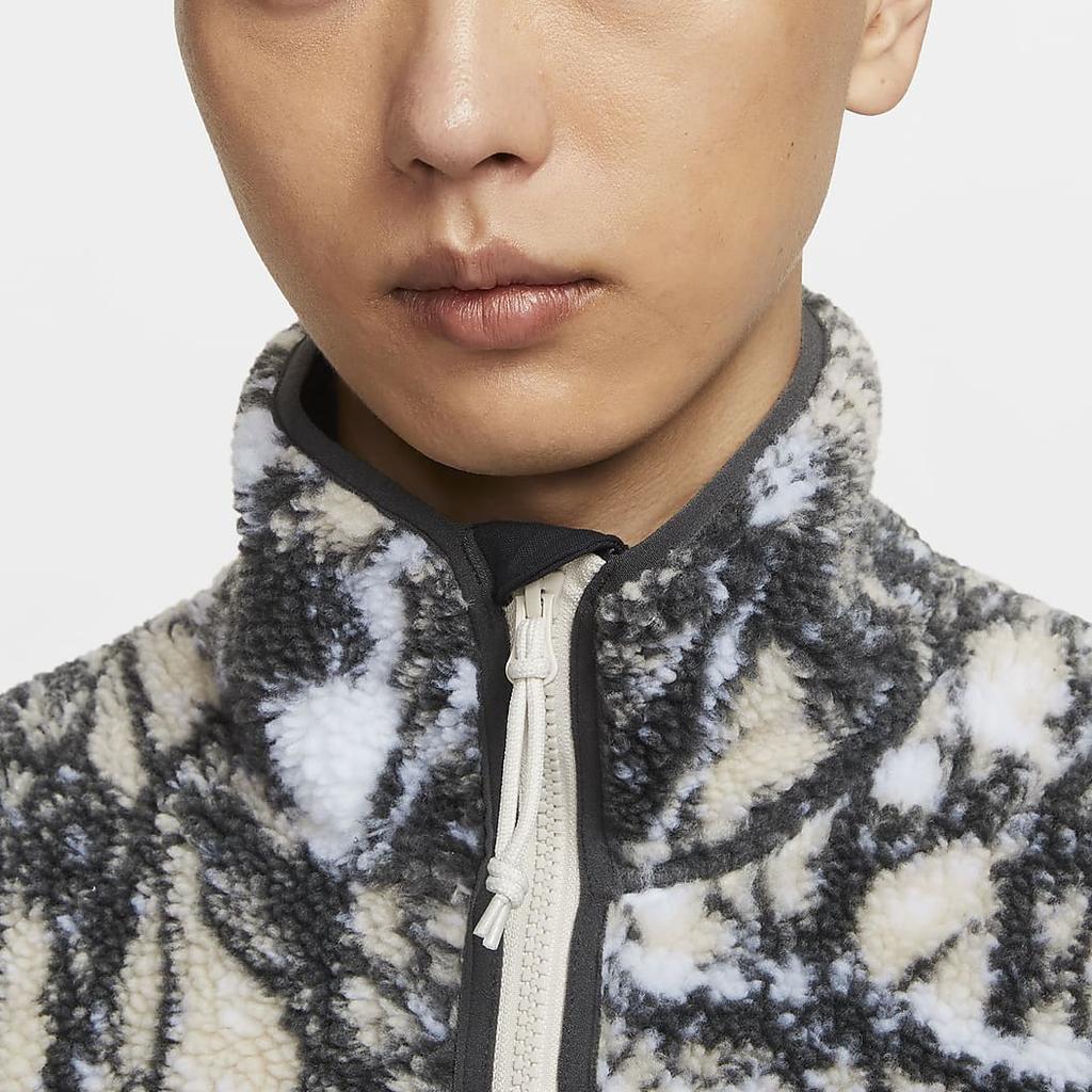 Nike ACG Therma-Fit Adv Canwell Glacier Fashion Soft Comfortable Stand Collar Versatile Fleece Jacket Men Jacket Light-Brown FZ8623-104