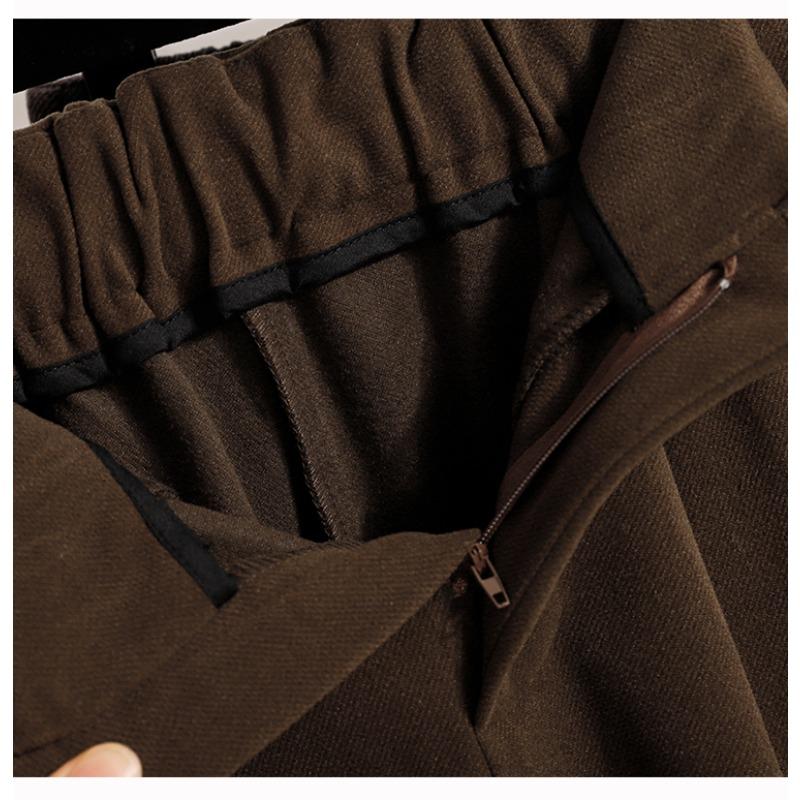 DIMANAF 2025 Autumn Winter Women Plus Size Pants New Fashion Lady Long Pants Oversized Loose Bottoms Thick