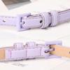 Versatile Women's Candy Color Leather Belt with Small Square Buckle - Thin, Decorative Waist Accessory for Dres… More