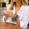 Versatile Wrist Ornament Retro Polka Dot Hair Tie for Women Girls Soft Elastic Scrunchies Elegant Stylish Ties Gifts Ponytail Holder Fashionable