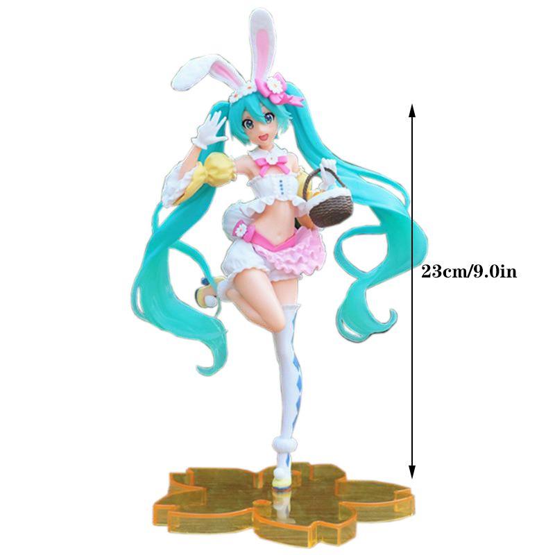 

Хатсунэ Мику Мультяшный Виртуальный Певец Манга Статуэтка Фигурки Потрясающая Коллекционная Модель Игрушка Rabbit 23cm/9.0in