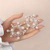 TPU Telephone Line Hair Rope Elastic Pearl Ponytail Holder Elegant Transparent Hair Ring  Party