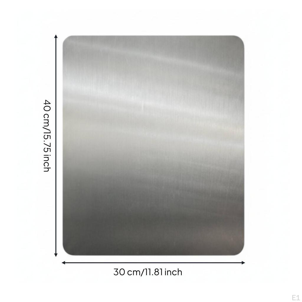 Pet Cooling Pad Rounded Corners Stainless Steel Plate Smooth Surface