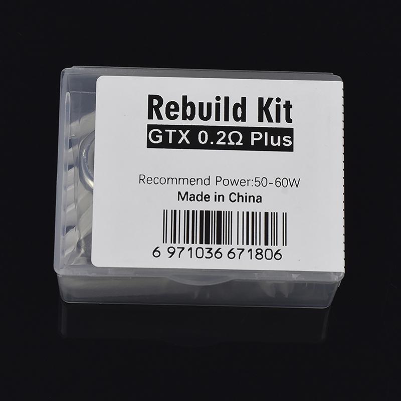 Diy Rebuild Kit Gtx 0.2Ohm Plus Mesh Coil Resistance Wire Replacement Accessories Tools