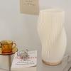 Nordic Study Bedroom Bedside Table Lamp Simple Pleated Rotating Decorative Night Light Luxury Home Creative Ornaments Gift Ideas