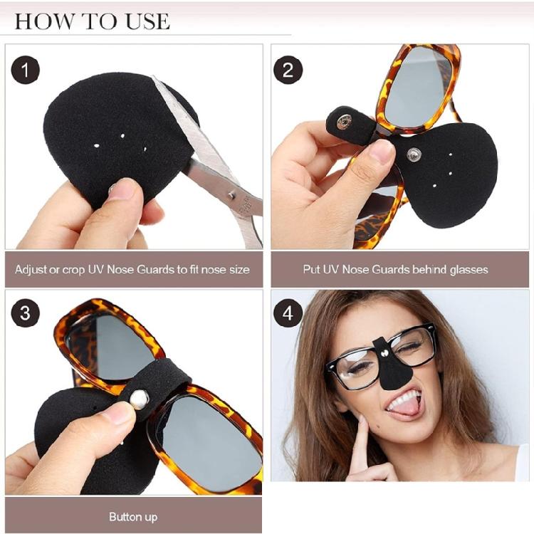 3pack Breathable Sports Nose Covers Sun Protective Face Eyewears Shield Sun Block Eyewears Accessories