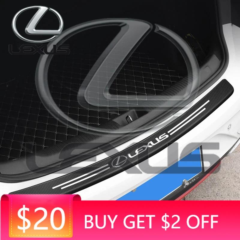 Emblems For Lexus LS LC RZ IS350 ES300 GS350 CT200h GX460 LX570 RX500h 5Pcs Car Door Sticker Threshold Anti Scratch Decals Acces MC1