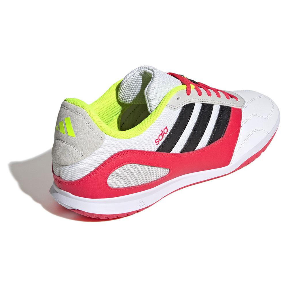 Adidas super sala competition iii indoor football shoes White/Black/Green
